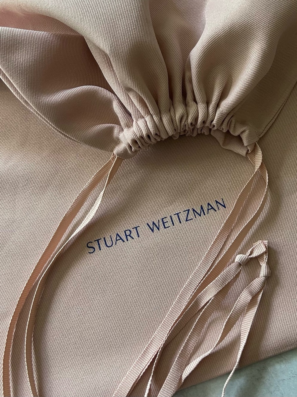 STUART WEITZMAN X-Large Drawstring Dust Cover Storage Bag 16.75 x 26.25 - Picture 3 of 4